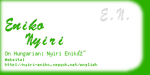 eniko nyiri business card